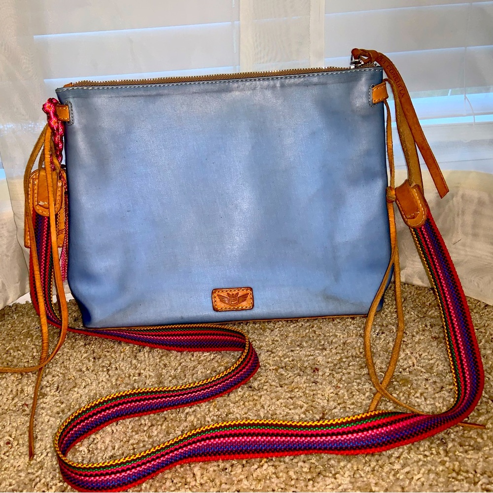 Beautiful blue Consuela purse